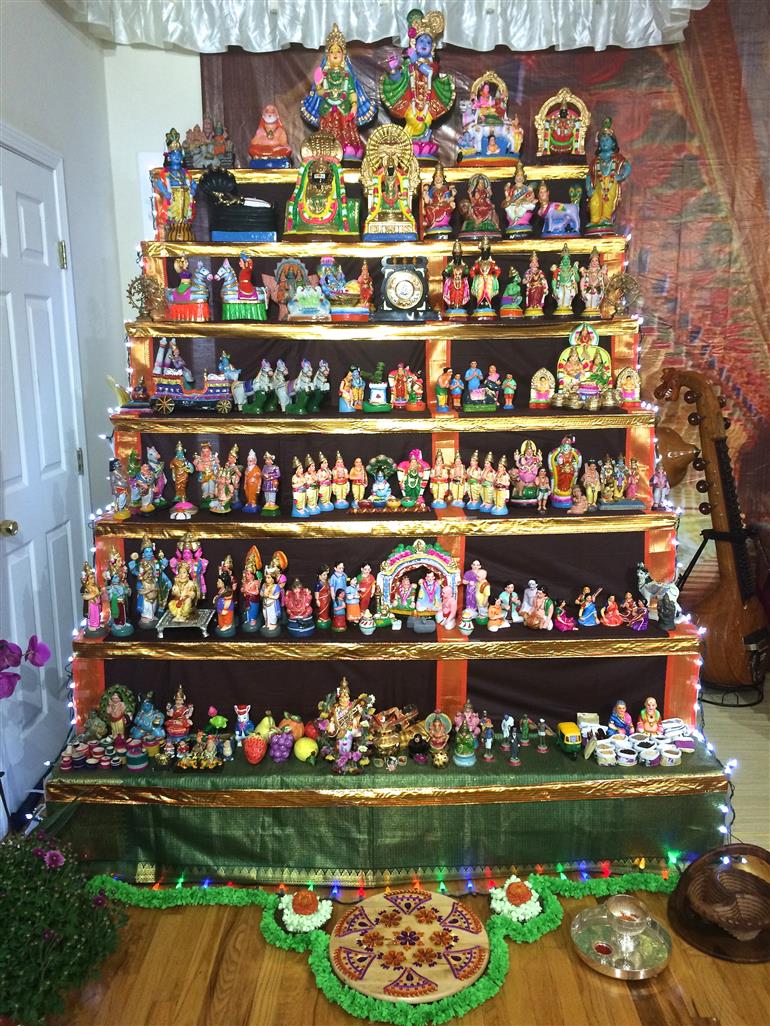 Janaki S Navarathri 2014 Photos In West Haven,ct - Golu Navratri - HD Wallpaper 