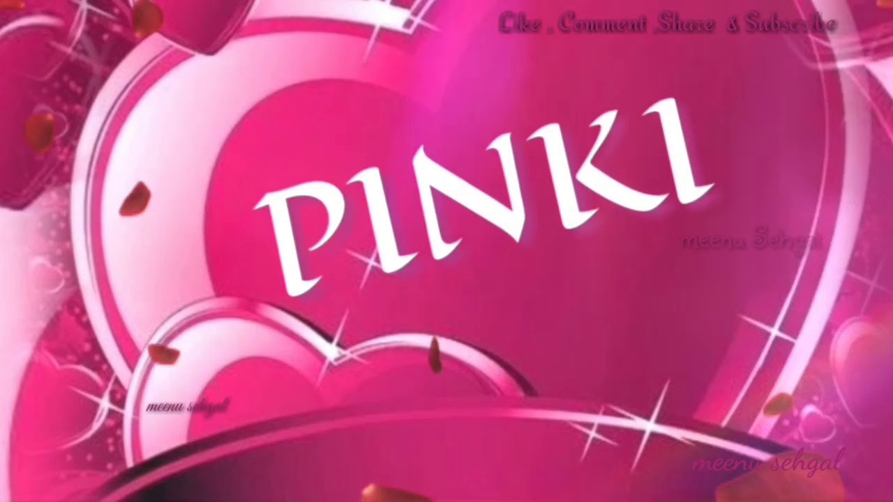 Pinki Name - 1280x720 Wallpaper 