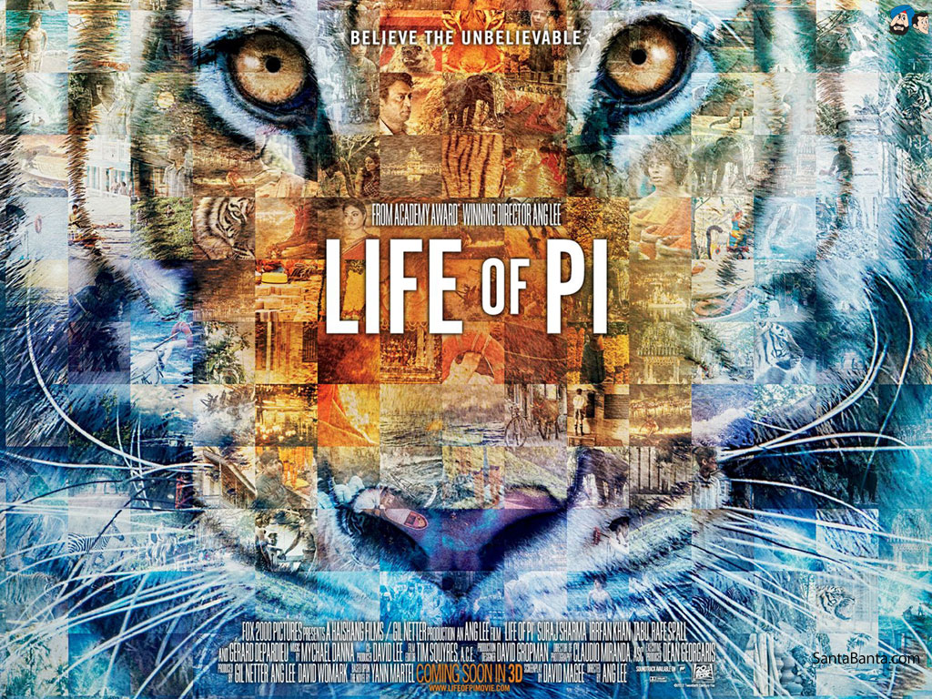 Life Of Pi Wallpaper - Life Of Pi Film Poster - 1024x768 Wallpaper -  