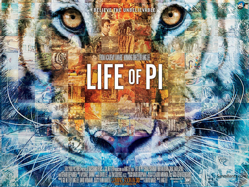 Life Of Pi Wallpaper - Life Of Pi Film Poster - HD Wallpaper 