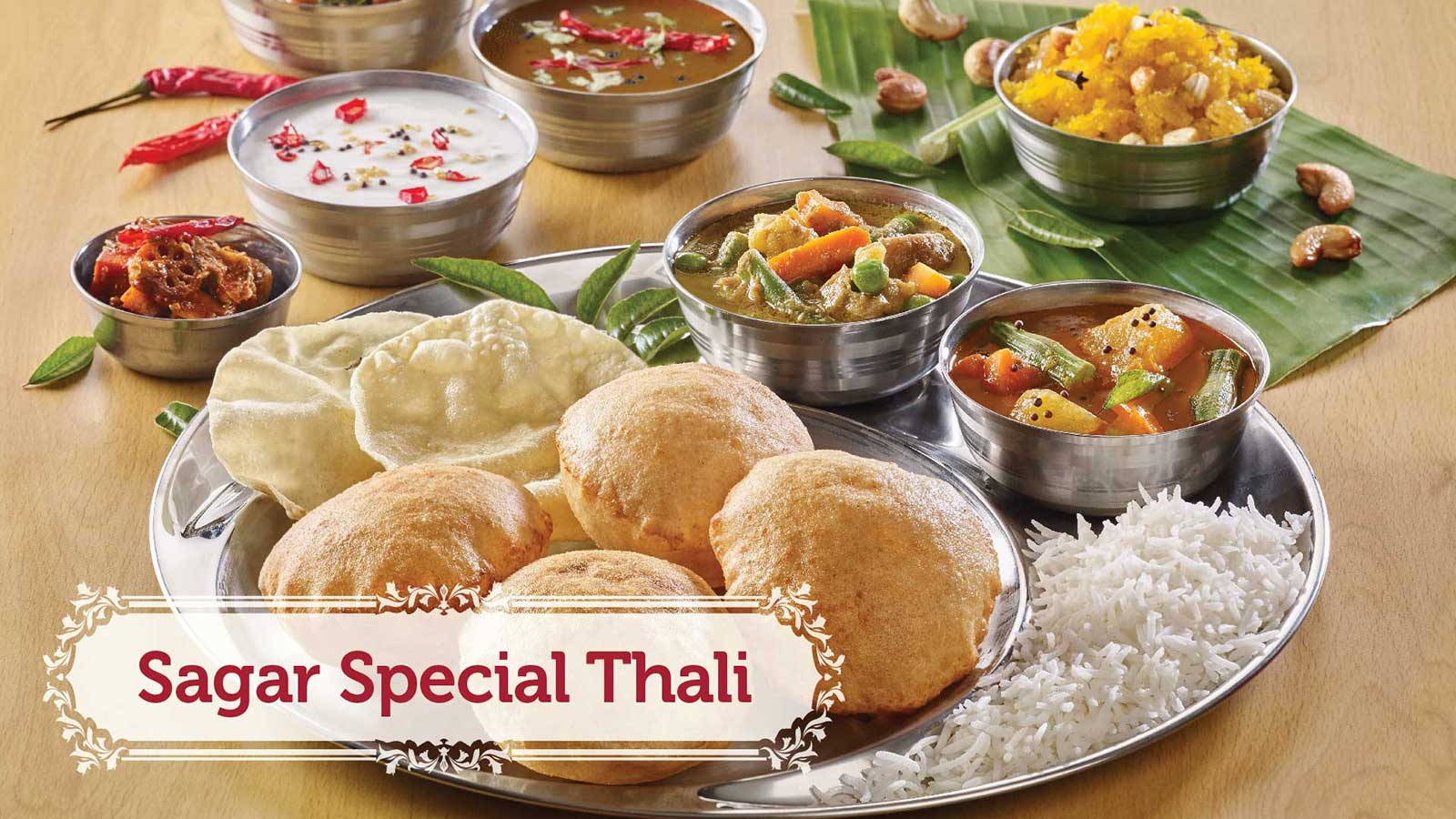 Sagar Ratna South Indian Thali - HD Wallpaper 