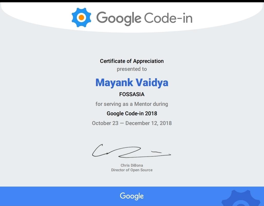 Gsoc Mentor Certificate 2017 - HD Wallpaper 