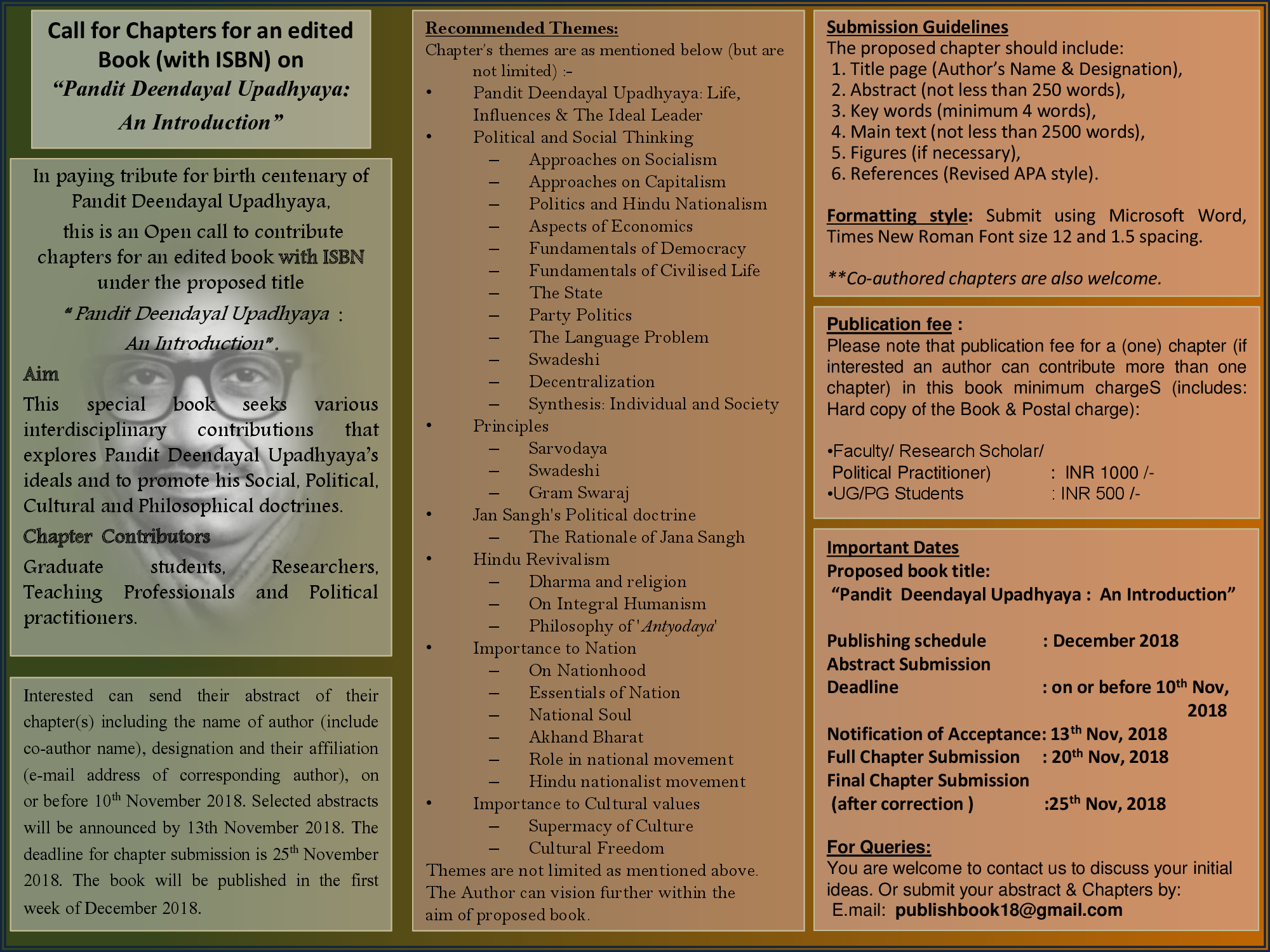 Final Deendayal Book Advt Ppt - Document - HD Wallpaper 