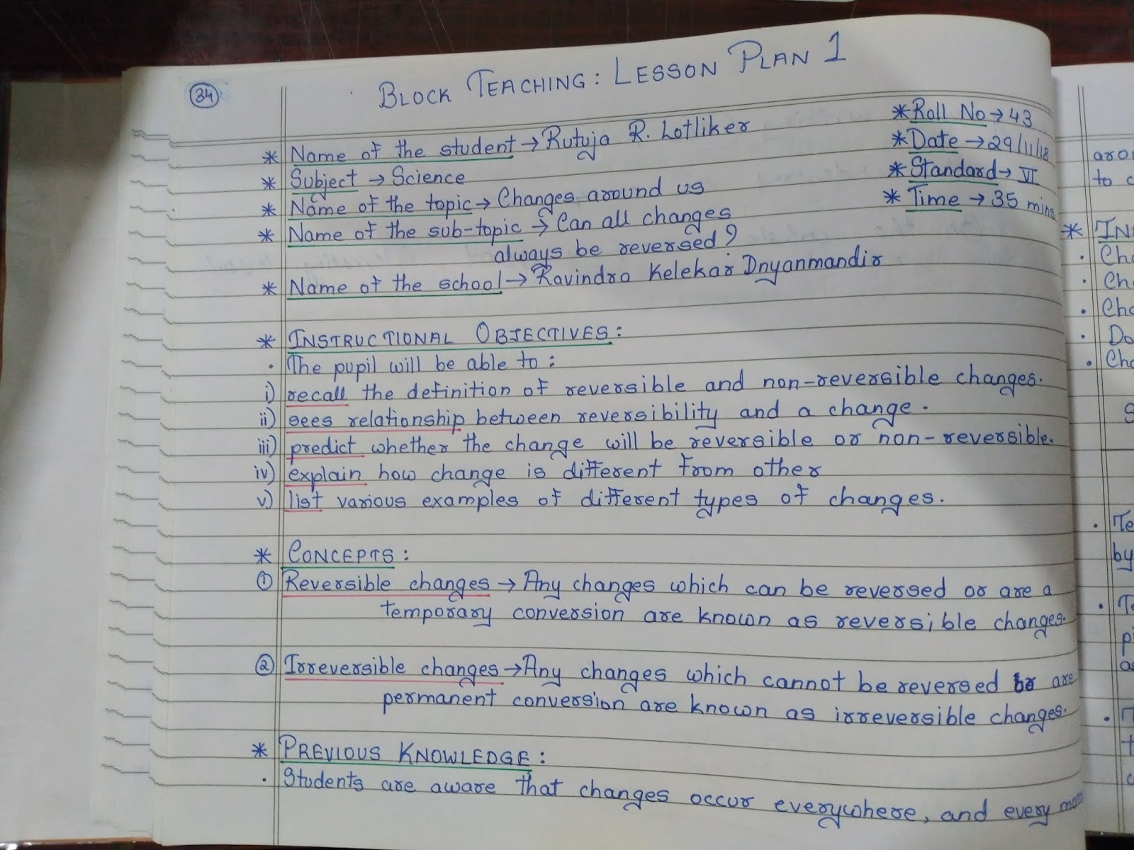 Changes Around Us Lesson Plan - HD Wallpaper 