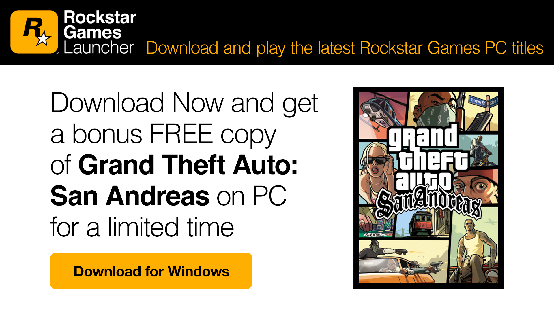 Rockstar Launcher Gta San Andreas - HD Wallpaper 