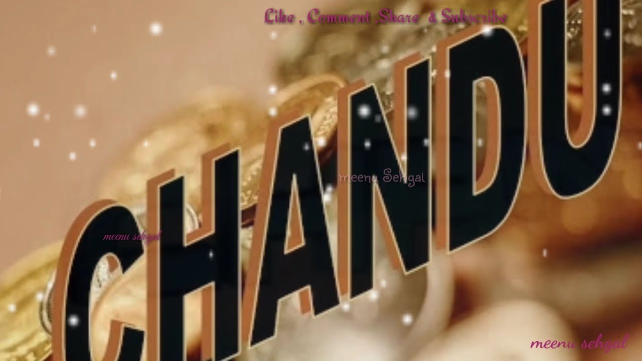Name Chandu - 1280x720 Wallpaper 