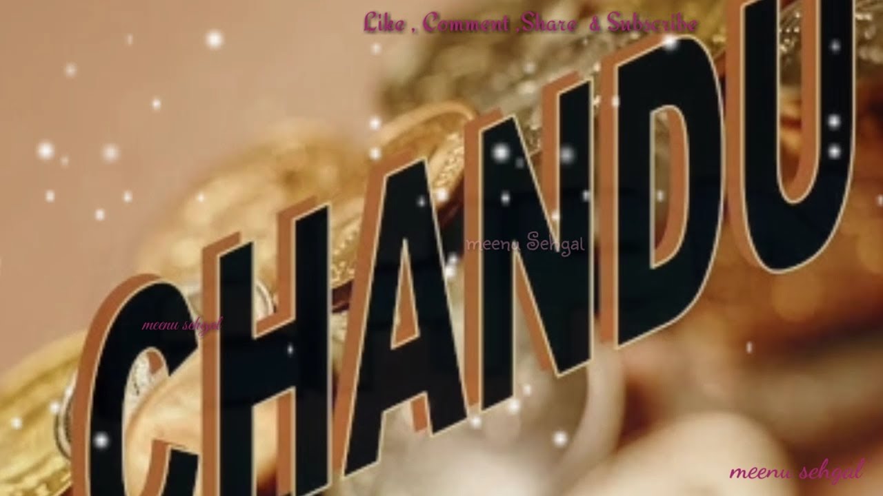 Name Chandu - HD Wallpaper 