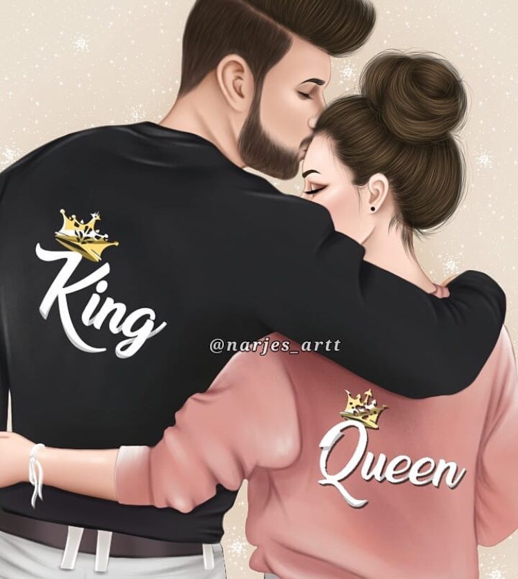 Cute Couple Couple Art - HD Wallpaper 