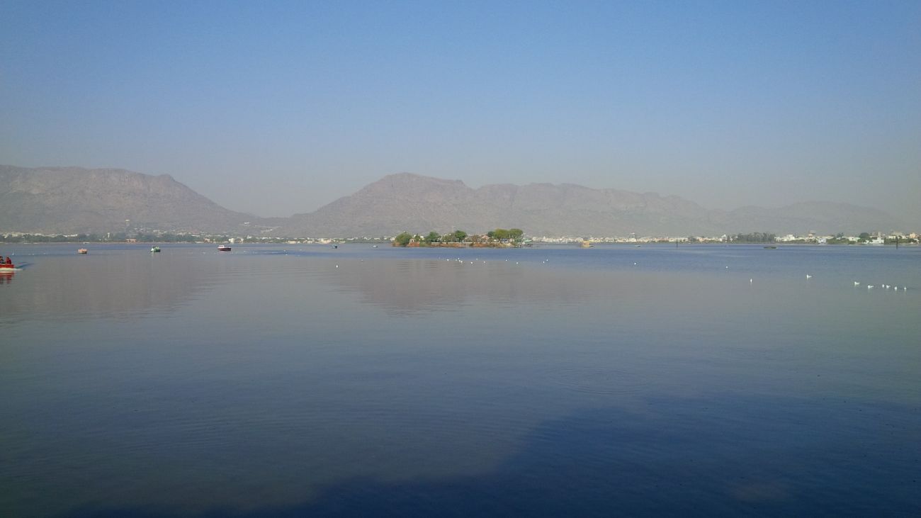 Ana Sagar Lake, Ajmer - Sea - HD Wallpaper 
