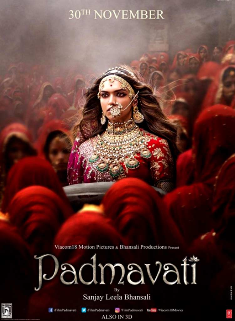 Deepika Padukone Will Bewitch You With Her New Padmavati - Padmavati Movie Poster - HD Wallpaper 