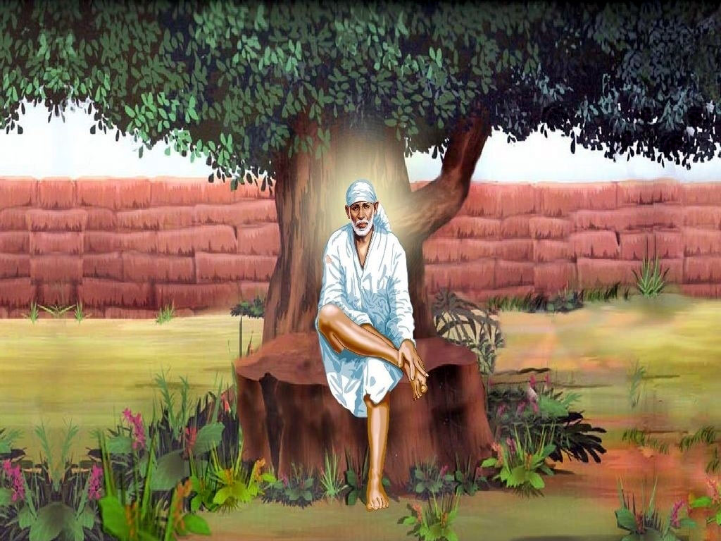 Sai Baba Pictures - Shirdi Sai Baba Temple Neem Tree - HD Wallpaper 