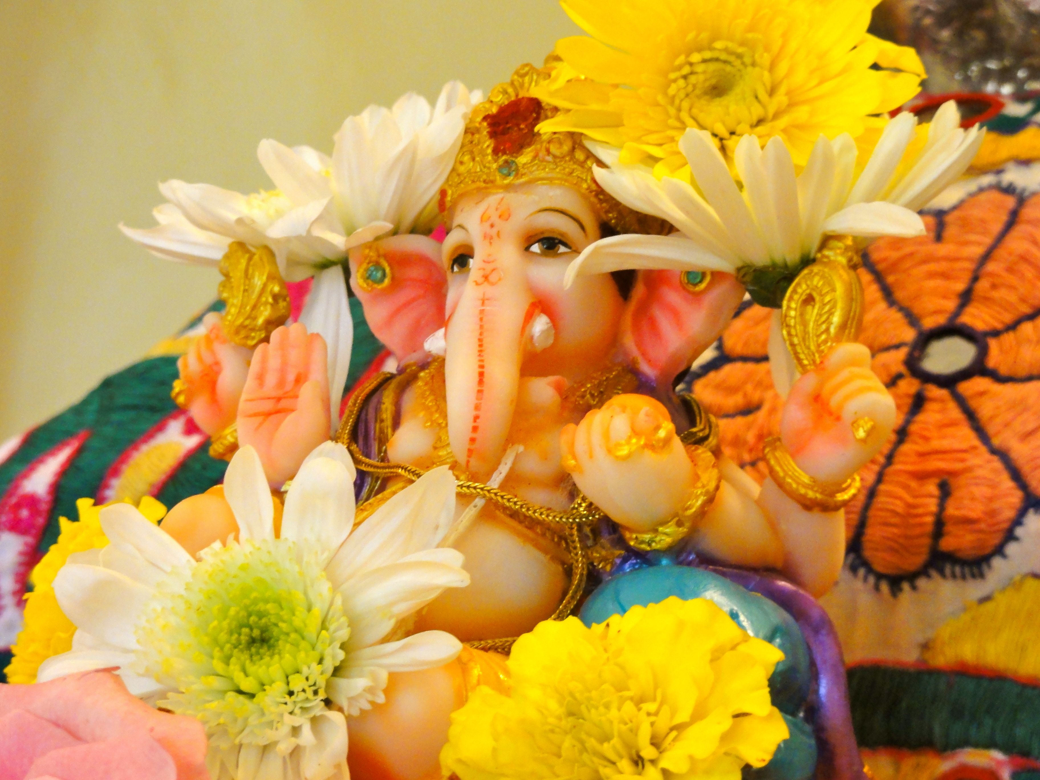 Ganesh Chaturthi Bengali - HD Wallpaper 