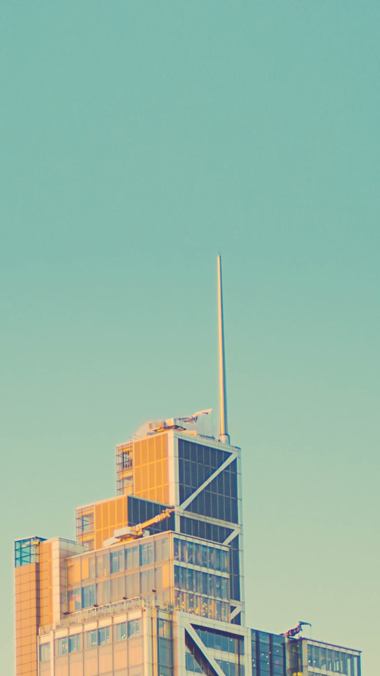 Skyscraper At Sunset - Tower Block - HD Wallpaper 