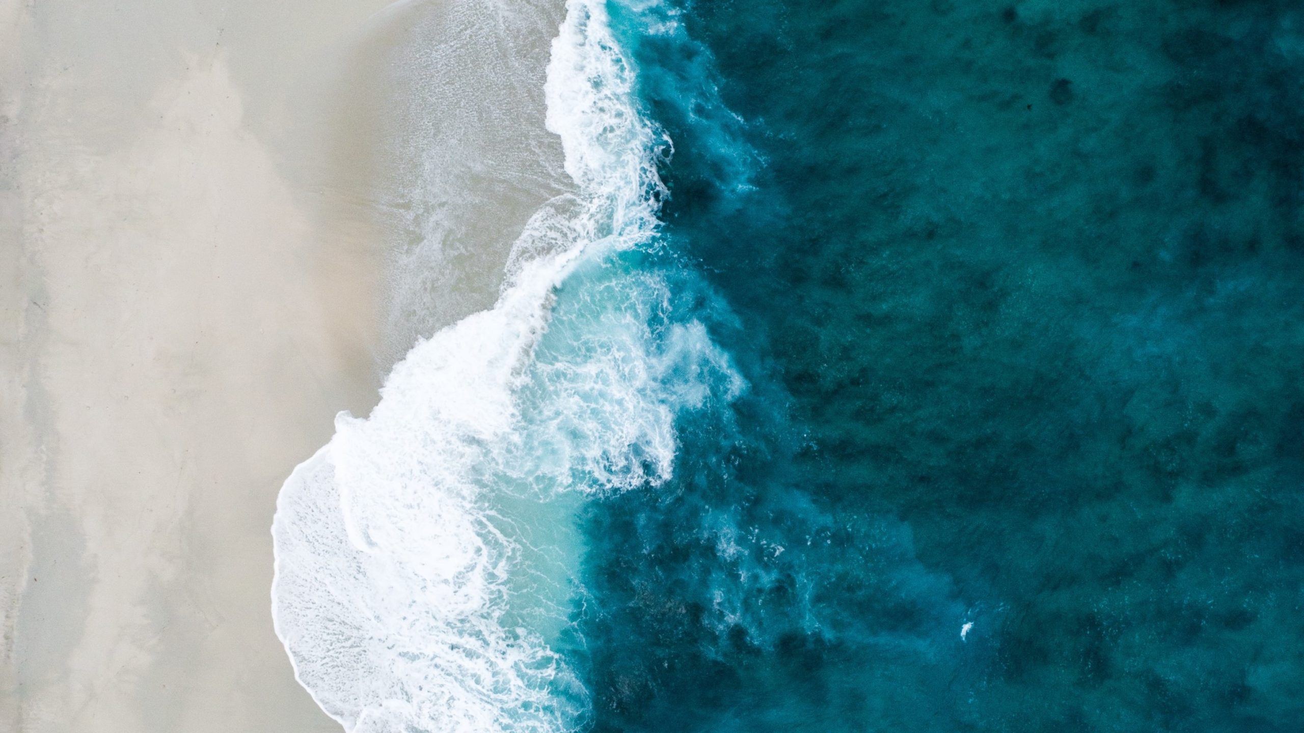 Arial View Of The Ocean Showing The Waves Hitting The - It's Just One Straw Said 8 Billion People - HD Wallpaper 