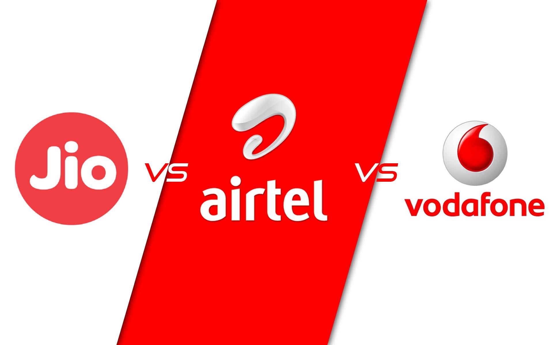 Jio Reliance Airtel Vodafone - Vodafone - HD Wallpaper 