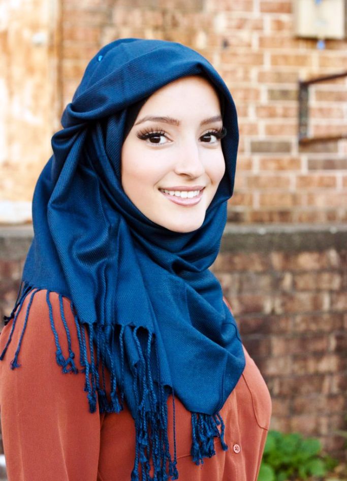 4 Beautiful Girl Image - Beautiful Woman Wearing Hijab - HD Wallpaper 