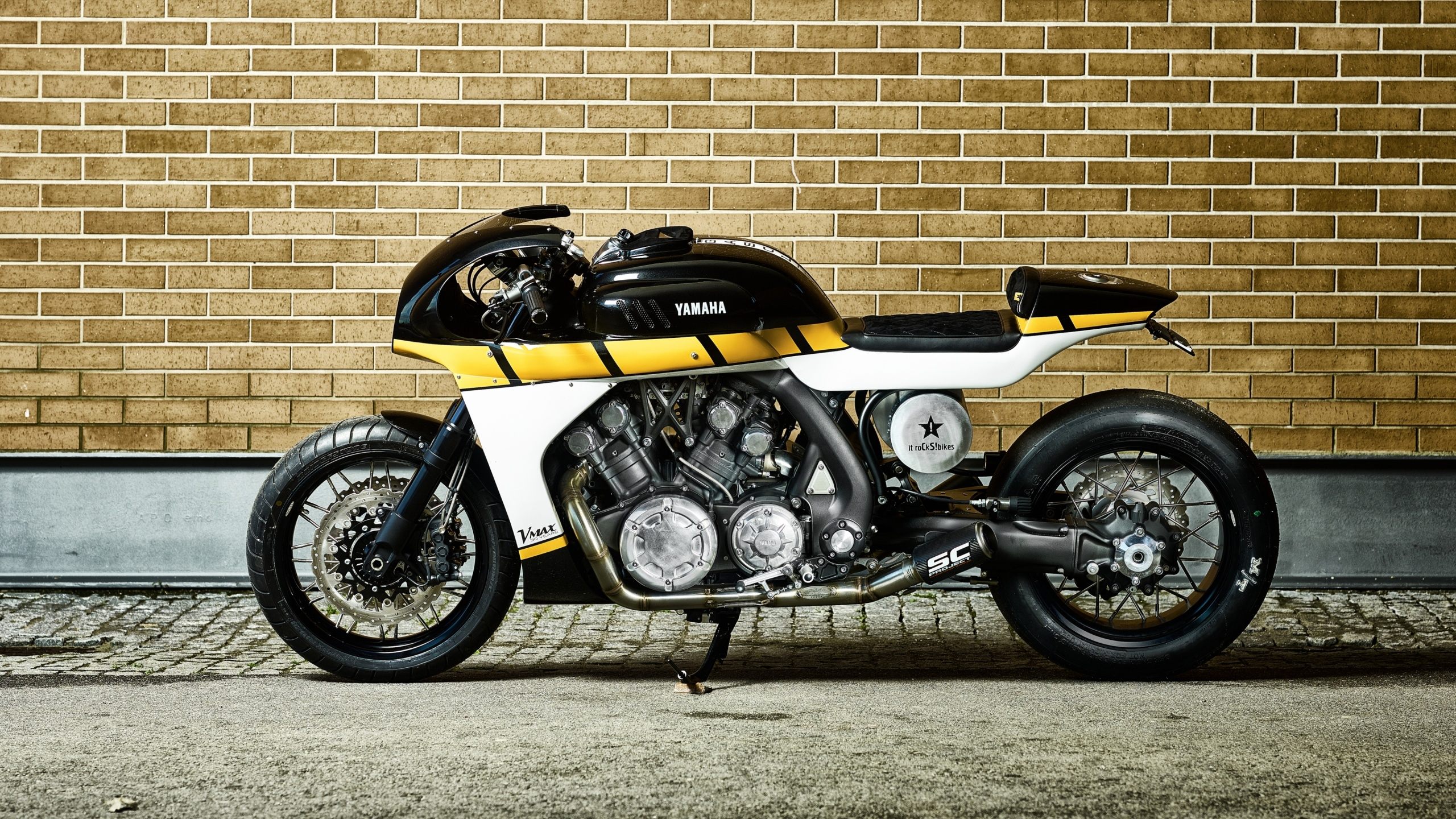 Vmax Yamaha Bike Wallpap - Yamaha Xsr 900 Yard Built - HD Wallpaper 