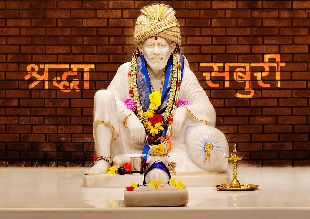 Sai Baba Image - Full Hd Sai Baba - HD Wallpaper 