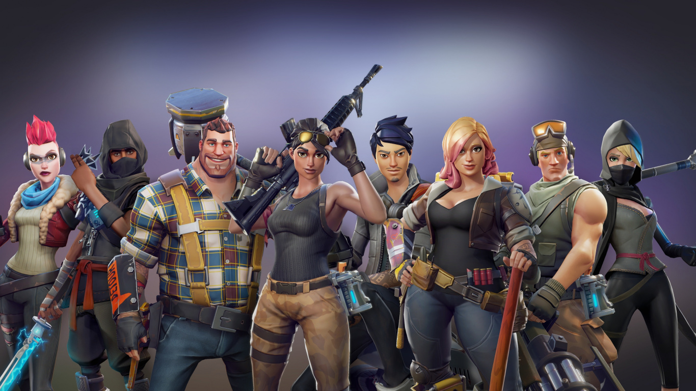 All Characters, Video Game, Fortnite, Wallpaper - Fortnite Hd - HD Wallpaper 