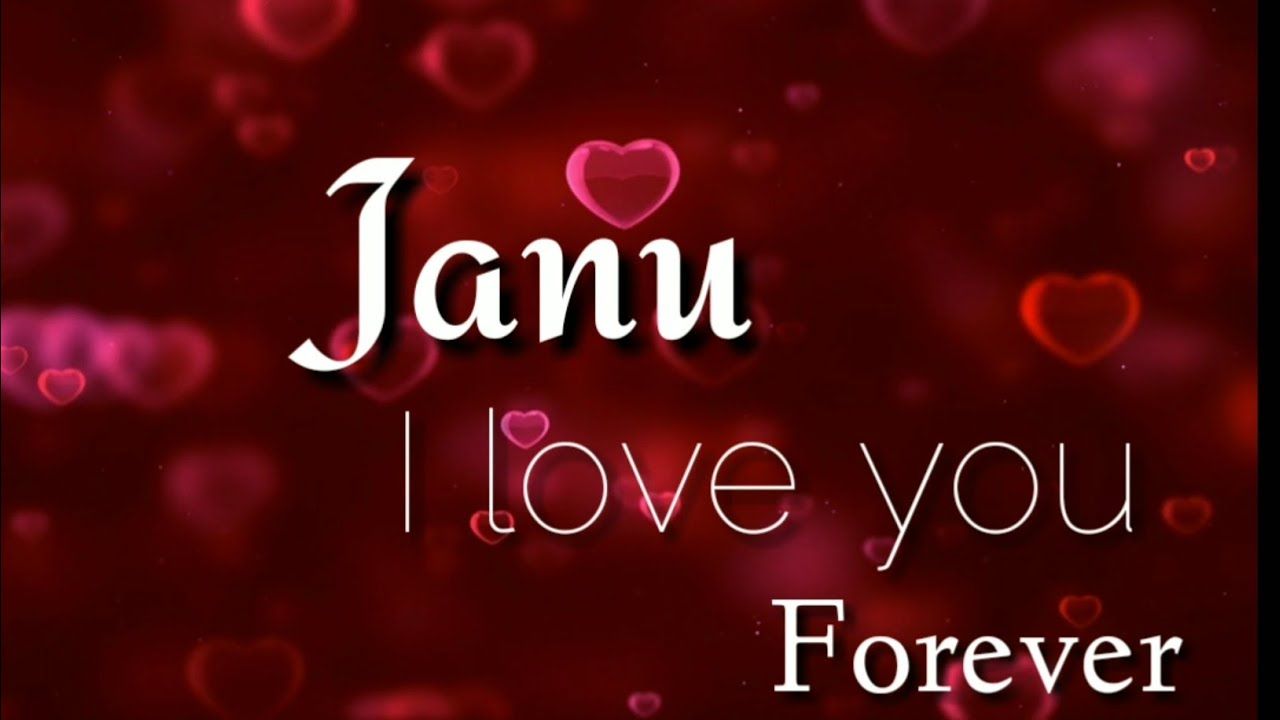 Jaanu I Love You - HD Wallpaper 
