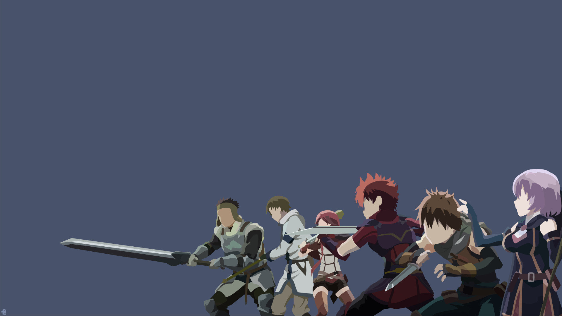 Best Grimgar Of Fantasy And Ash Wallpaper Id - Hai To Gensou No Grimgar - HD Wallpaper 