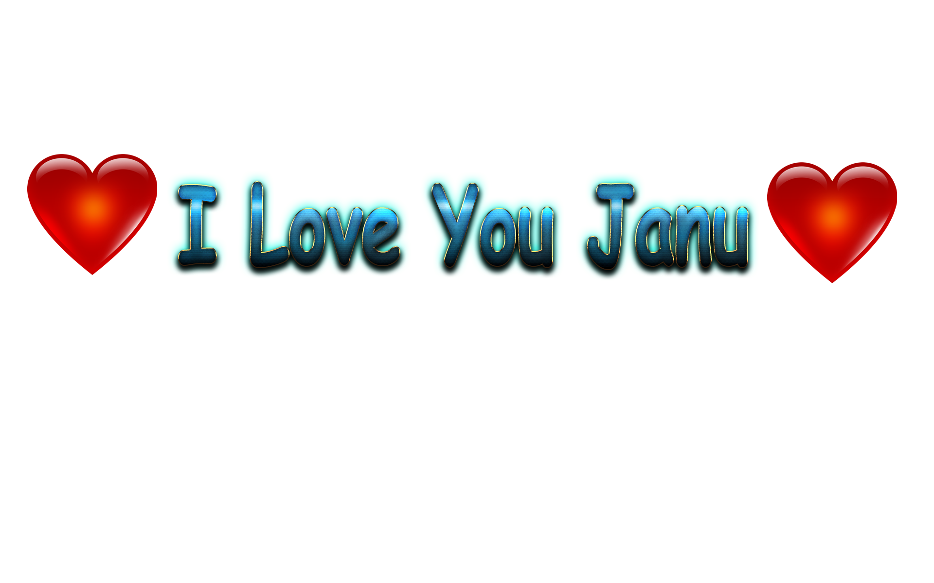I Love You Janu Love Name Heart Design Png - Nonu I Love You - HD Wallpaper 