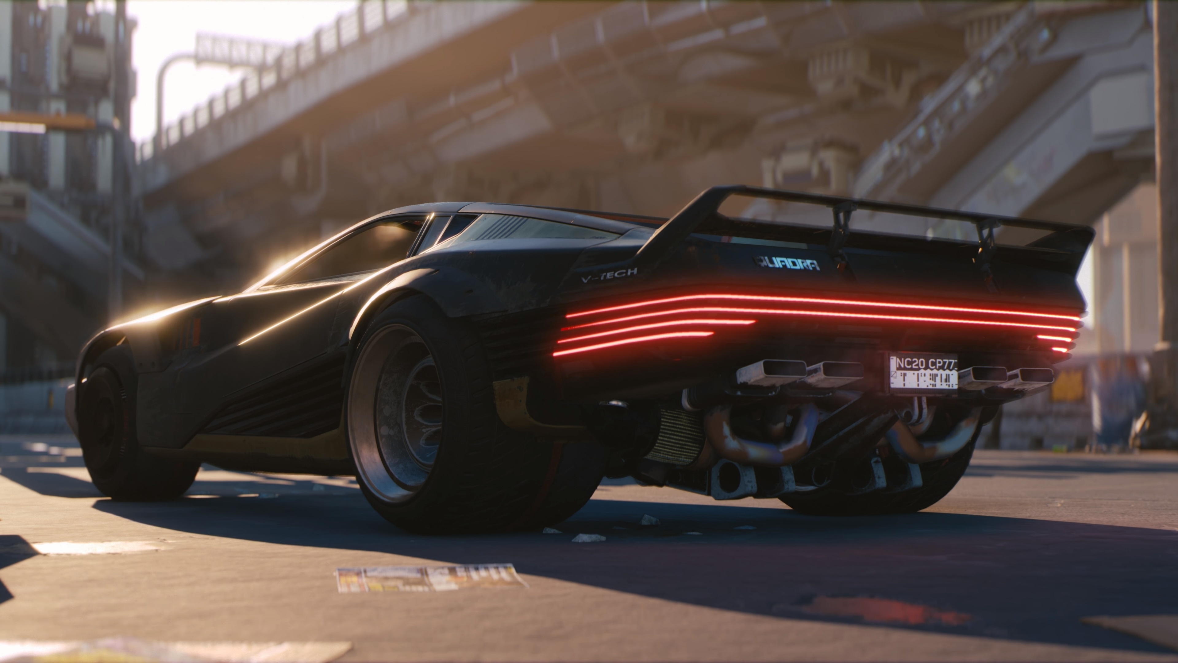 Future Car Cyberpunk 2077 Video Game 2018 Wallpaper Cyberpunk 2077 Car Gif 3840x2160 Wallpaper Teahub Io