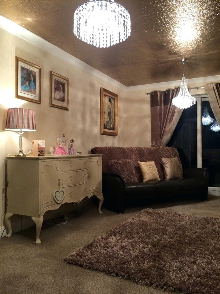 Glitter Wallpaper For Bedroom Best Selling High Quality - Glitter Ceiling - HD Wallpaper 