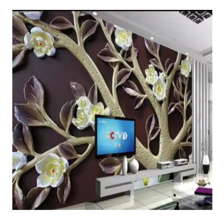 High Quality Methanol Dree 3d Stereo Kapok Royal Design - Wall - HD Wallpaper 