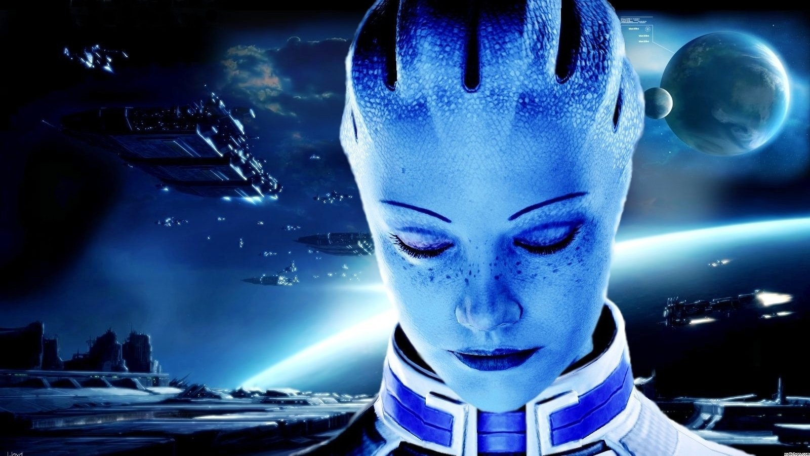 Mass Effect Wallpaper Liara - HD Wallpaper 