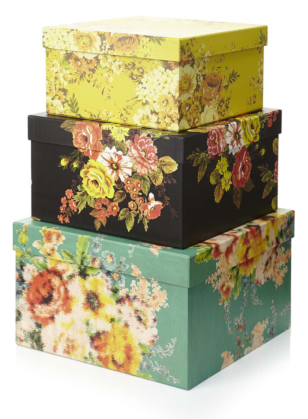 Floral Printed Box - HD Wallpaper 