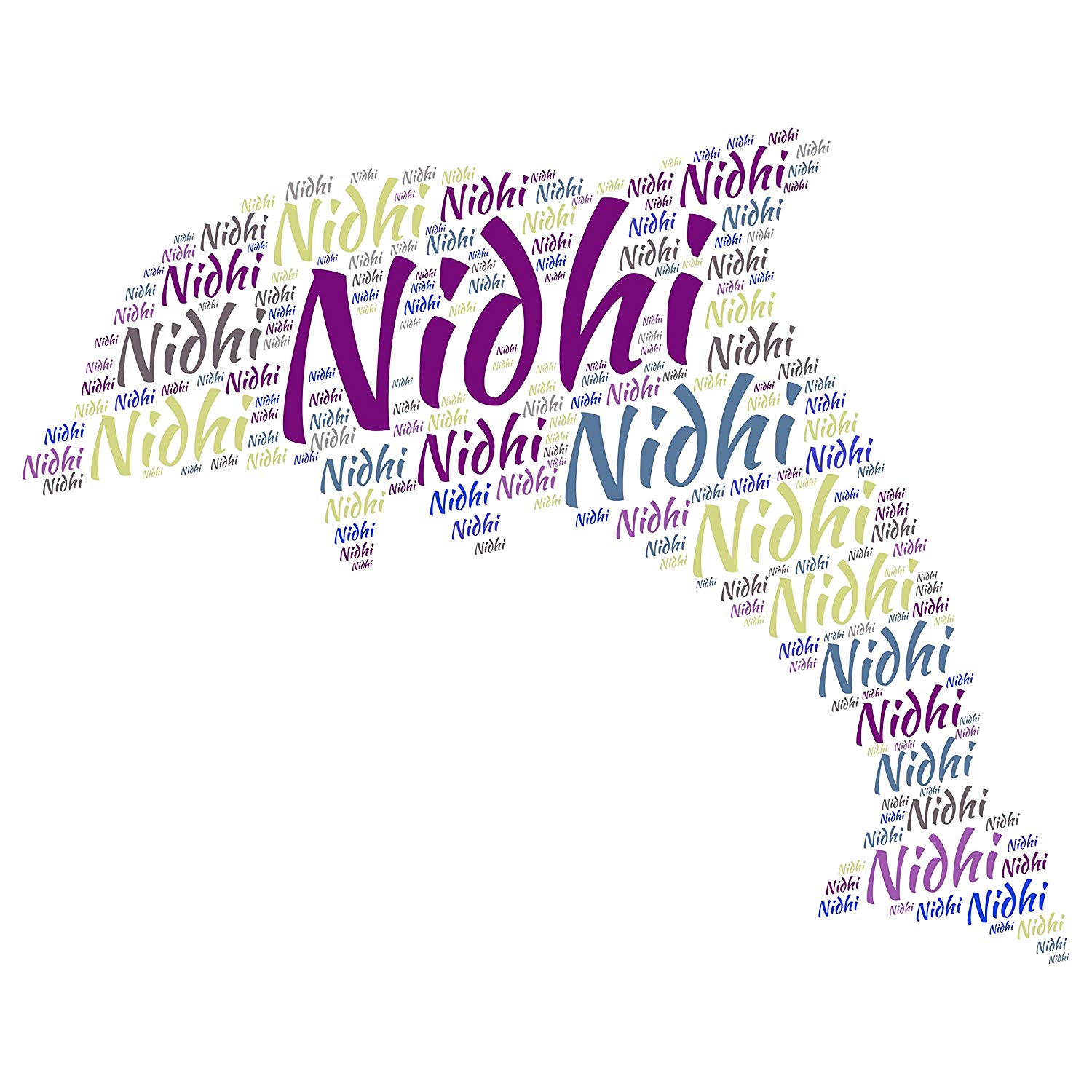 Nidhi Name In Calligraphy - HD Wallpaper 
