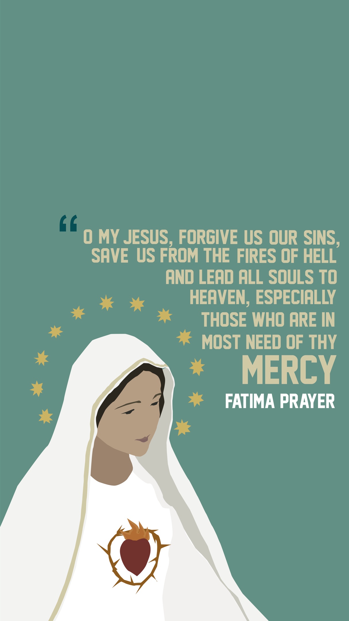 Iphone Our Lady Of Fatima - HD Wallpaper 