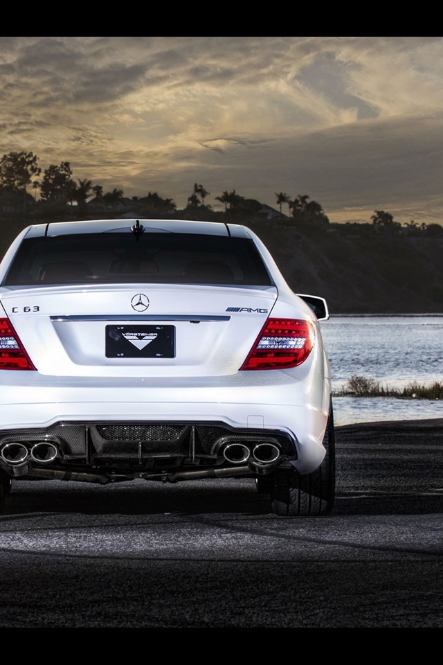 C 63 Amg Wallpaper Iphone - HD Wallpaper 