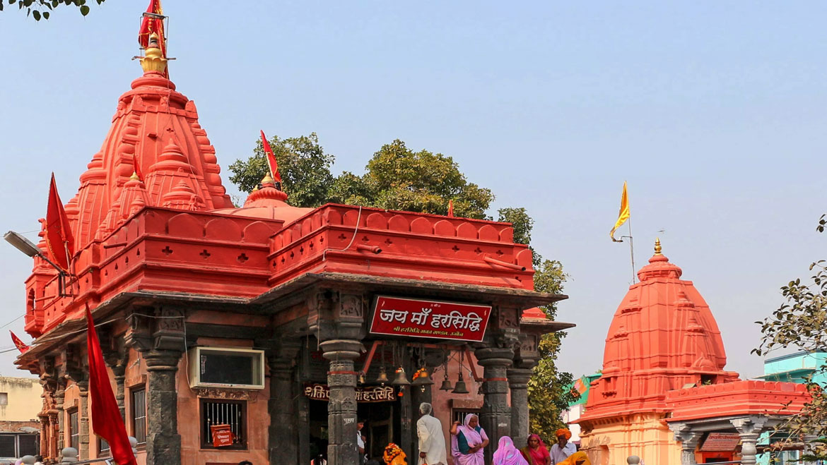 Ujjain Harsiddhi Mata Temple - HD Wallpaper 