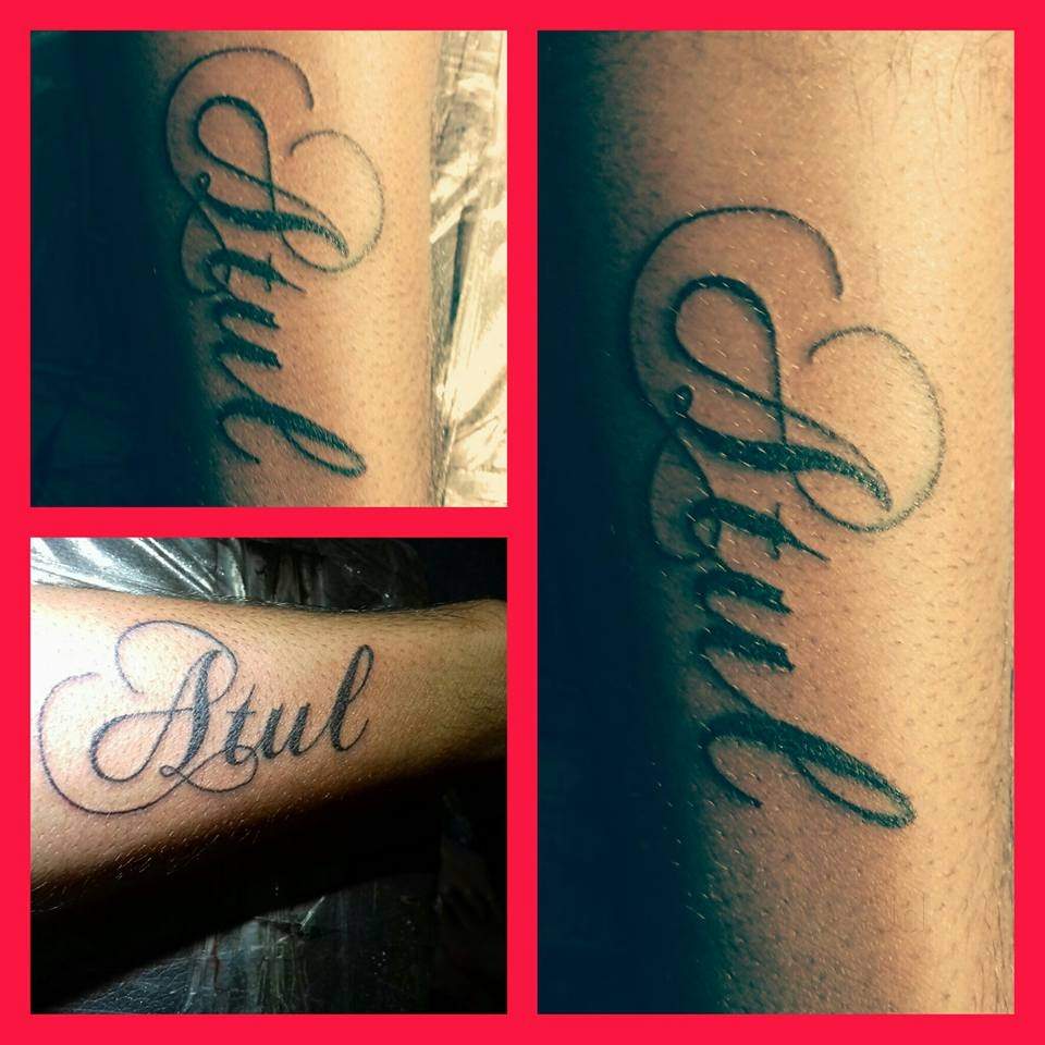 Atul Name Tattoo Design 960x960 Wallpaper Teahub Io