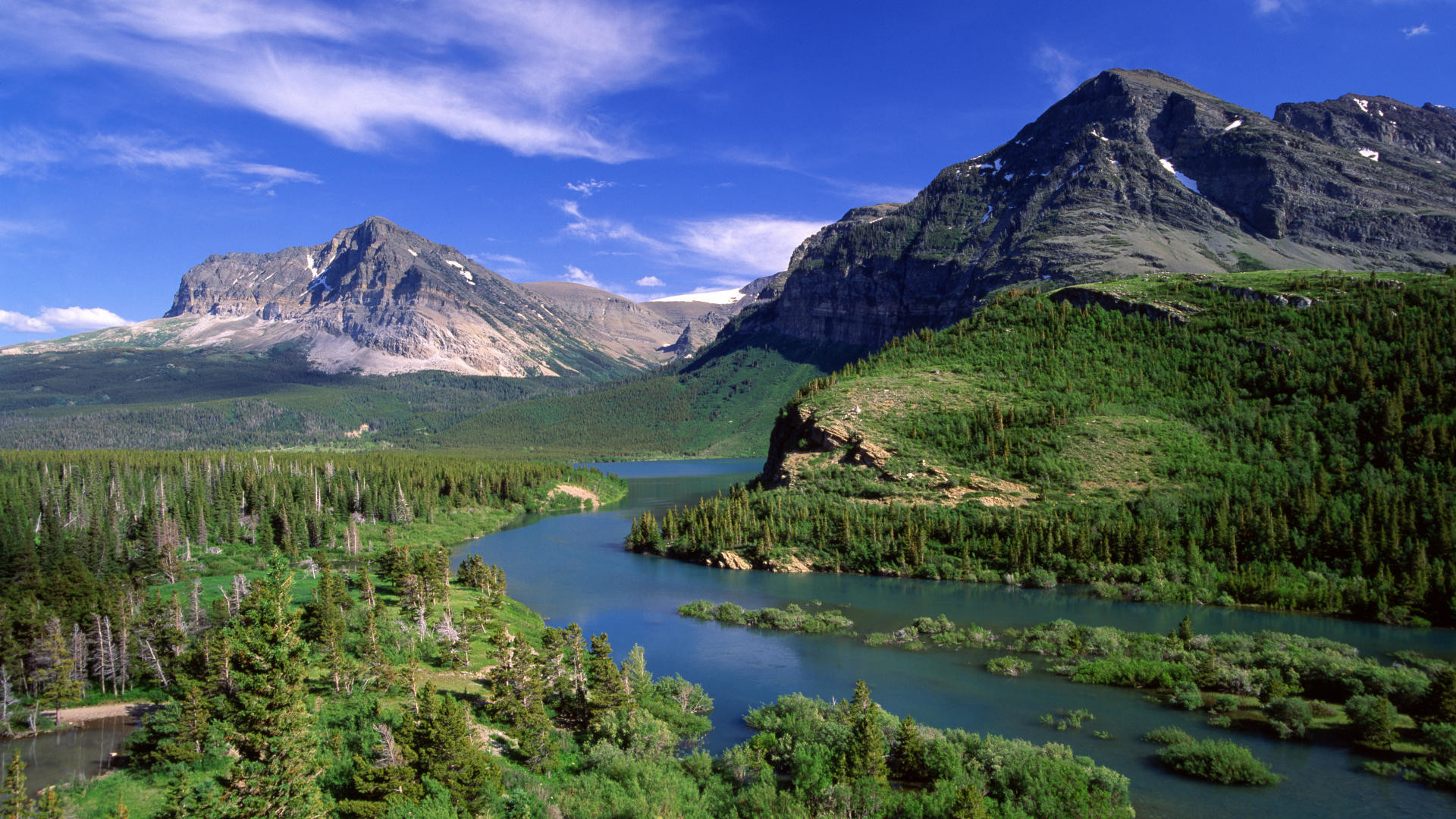 Montana Scenery With Horses - National Park - HD Wallpaper 