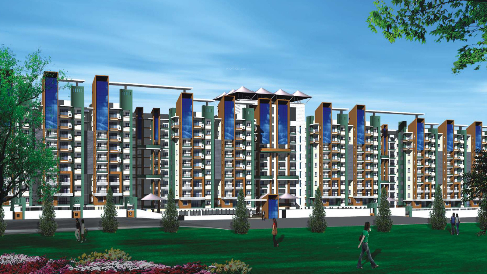 Images For Elevation Of Smr Holdings Vinay Symphony - Apartment - HD Wallpaper 