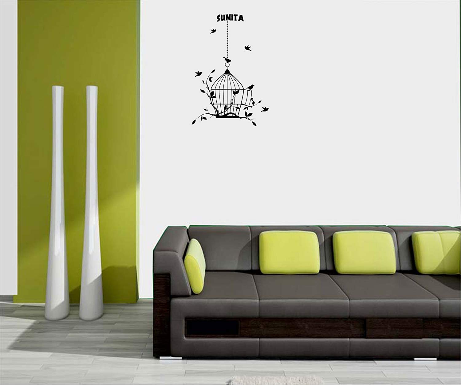 Mesleep Personalized Birds Design Wall Sticker For - Wall - HD Wallpaper 