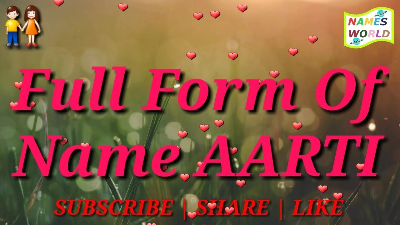 Aarti Name Full Form - HD Wallpaper 