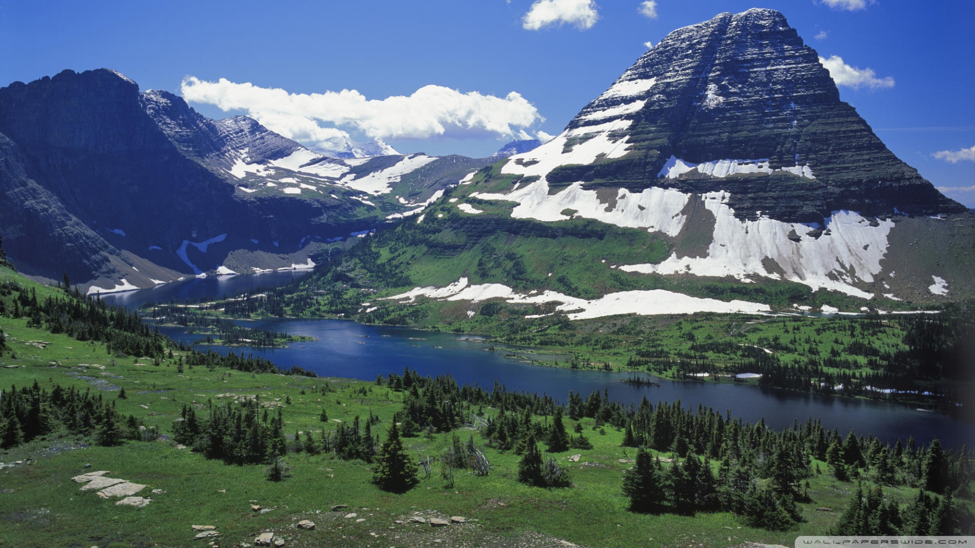 Glacier National Park Montana Wallpaper - Glacier National Park - HD Wallpaper 