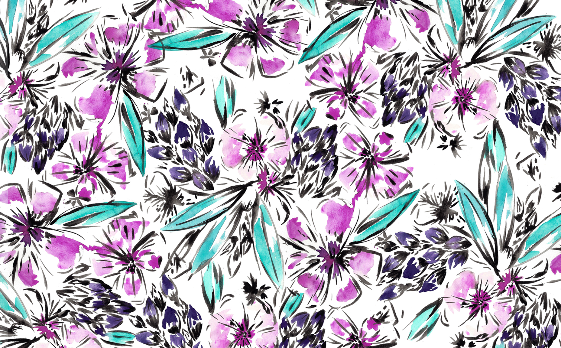 Tropical Desktop Background Floral - HD Wallpaper 