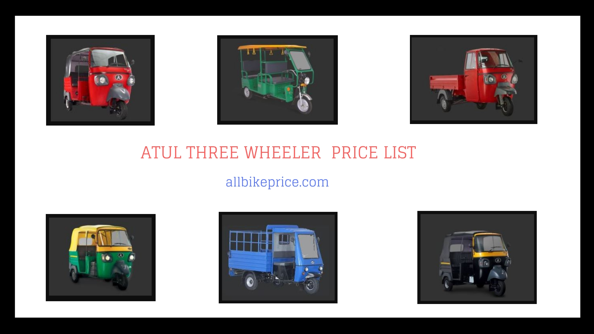 Atul Auto Price List In India - Commercial Vehicle - HD Wallpaper 