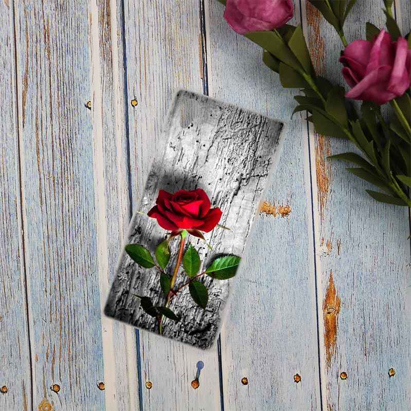Red Rose Flowers Hd Wallpaper Clear Cover Case For - Sony Xperia Z5 - HD Wallpaper 
