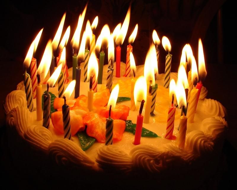 Birthday Cakes With Candle - HD Wallpaper 