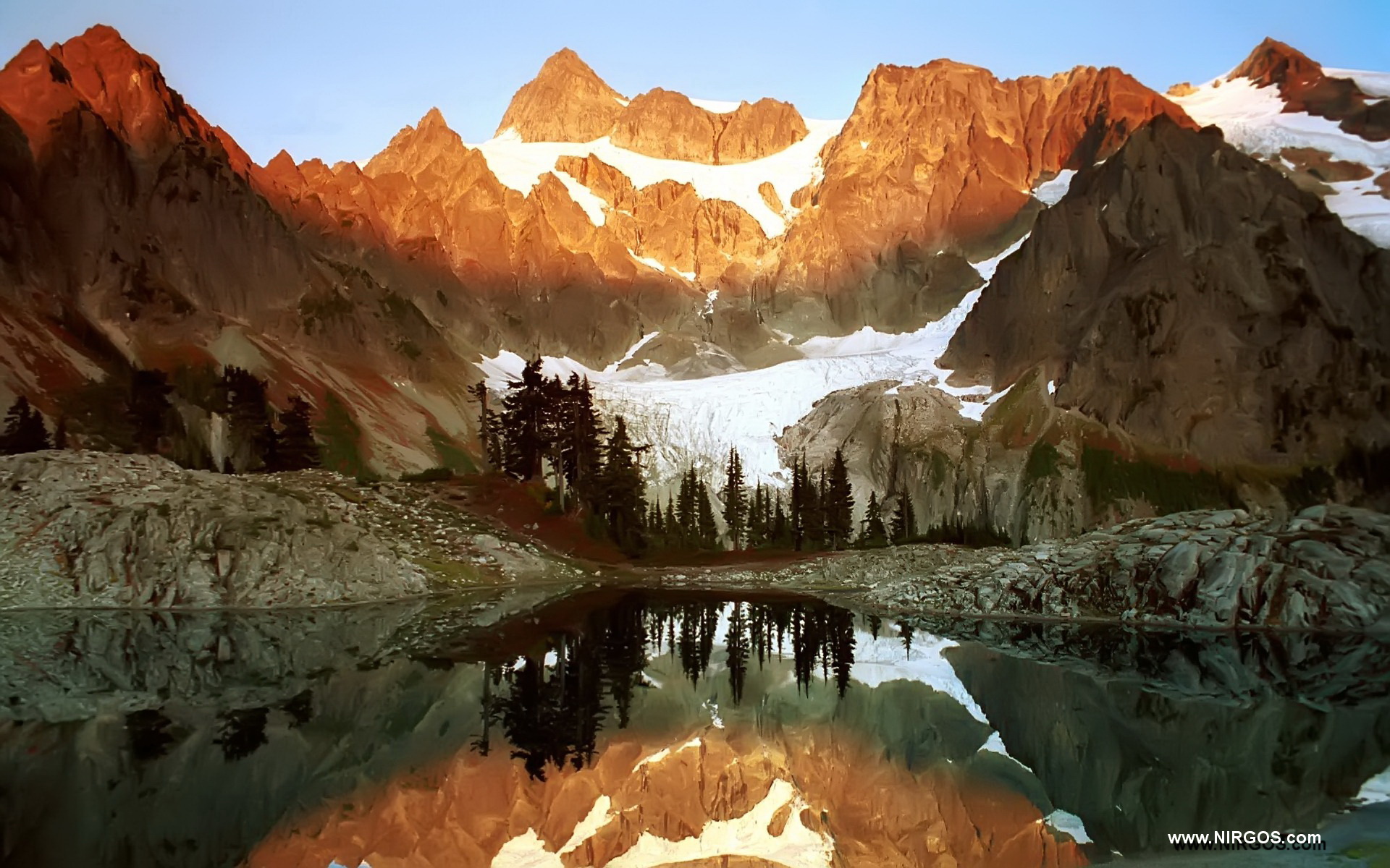 Screen Download Pc - North Cascades National Park, Mount Shuksan - HD Wallpaper 
