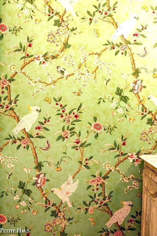 French Country Wallpaper For Walls Designs - Brunschwig & Fils Kanchou - HD Wallpaper 