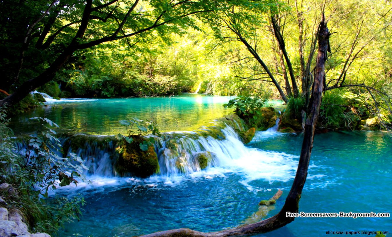 Free Screensavers And Wallpapers - Hd Waterfall - HD Wallpaper 