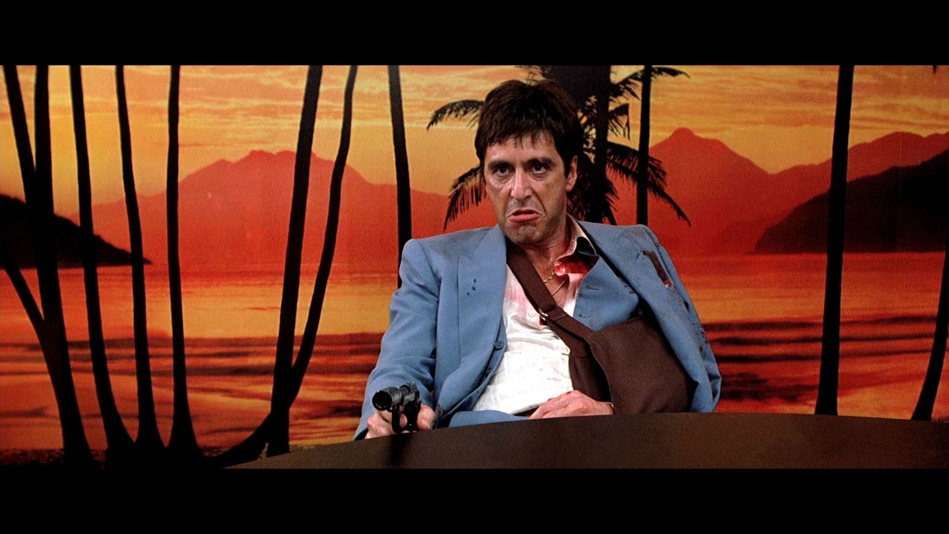 Scarface Wallpaper 
 Src Free Download Scarface Mural - Tony Montana Every Dog Has His Day - HD Wallpaper 