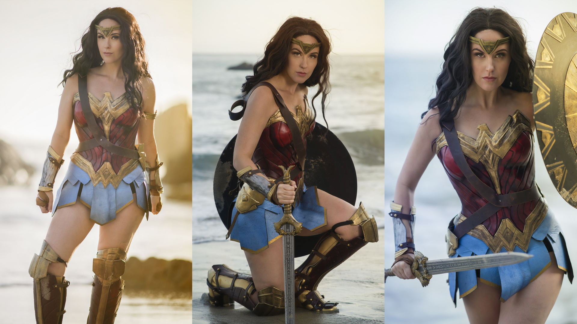 Cosplay, Girl Model, Beautiful, Wonder Woman, Wallpaper - Wonder Woman - HD Wallpaper 